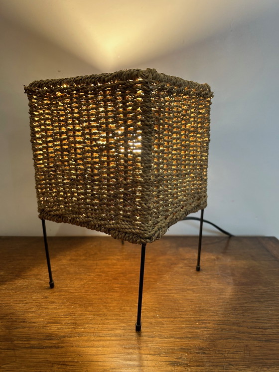 Image 1 of Vintage Wicker Lamp