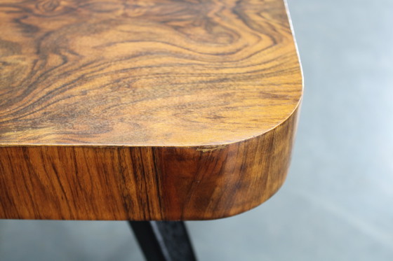 Image 1 of 1940 Jindrich Halabala "Spider" Coffee Table in Walnut Finish, Czechoslovakia