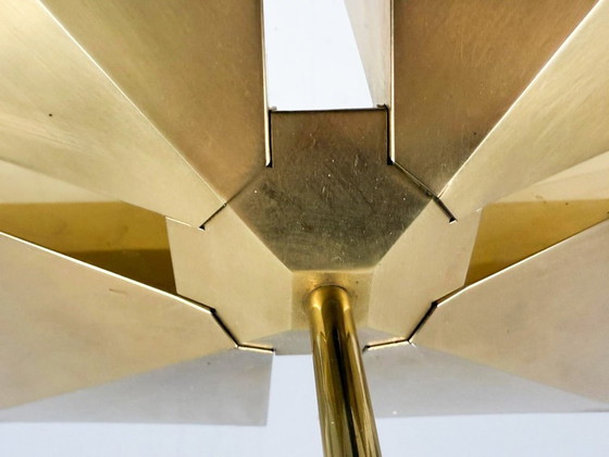 Image 1 of Lampada a sospensione/soffitto in ottone di Vereinigte Werkstätten, Germania, anni '70