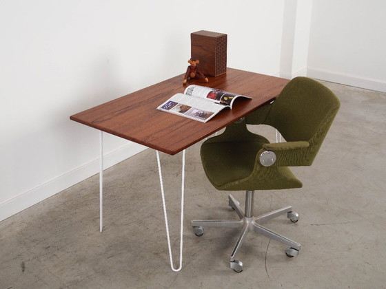 Image 1 of Scrivania in teak, design danese, anni '70, prodotta in Danimarca