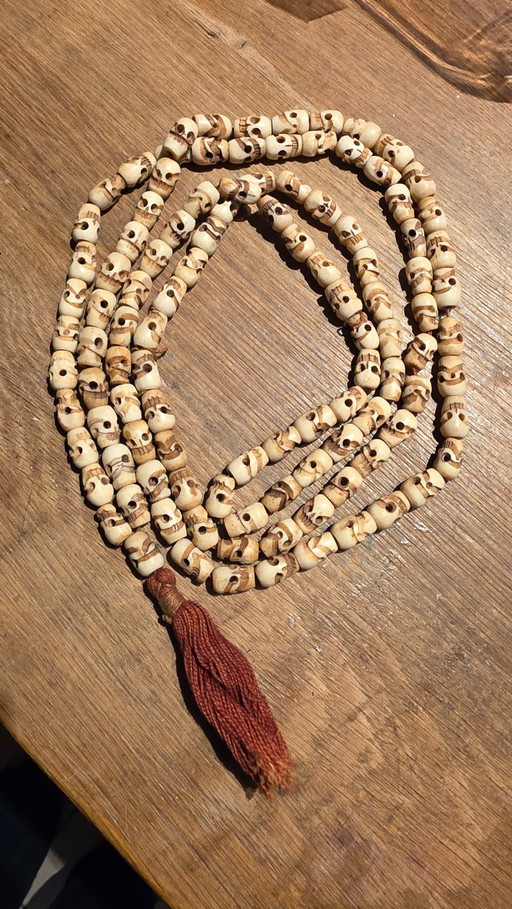 Tibetan Prayer Necklace. Mala