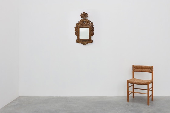 Image 1 of Italian Renaissance–Baroque Carved Wood Mirror, 17th Century