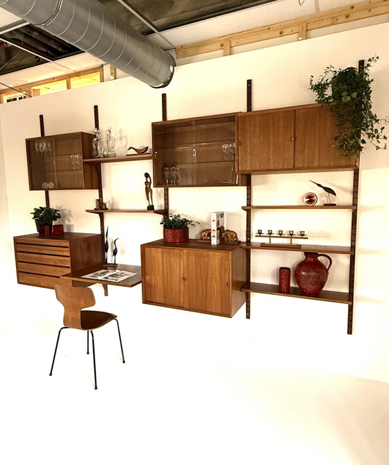 Image 1 of Système mural modulaire Vintage XL 'Cado' Poul Cadovius '60