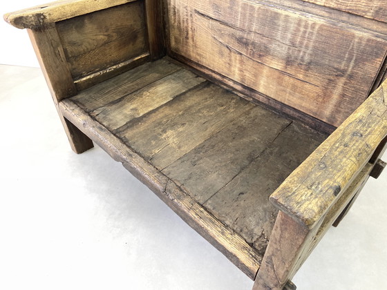 Image 1 of Divano spagnolo antico del XIX secolo