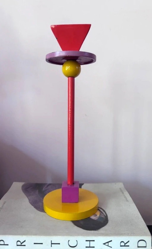 Portavelas IKEA vintage - diseño Anna Efverlund - Konfetti - Memphis - Años 80 - 90