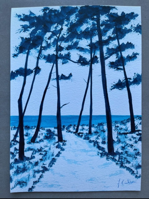 Artist's sketch 21x15cm