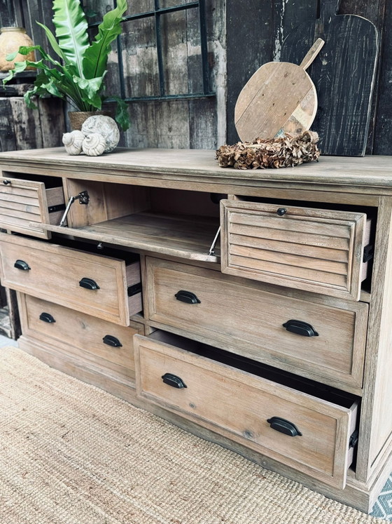 Eden Kommode mit 7 Schubladen von Essentials for Living – Sideboard, Wood, Metal (photo 3 of 5)