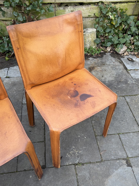 Image 1 of Cassina cab 412 brown, set of 3