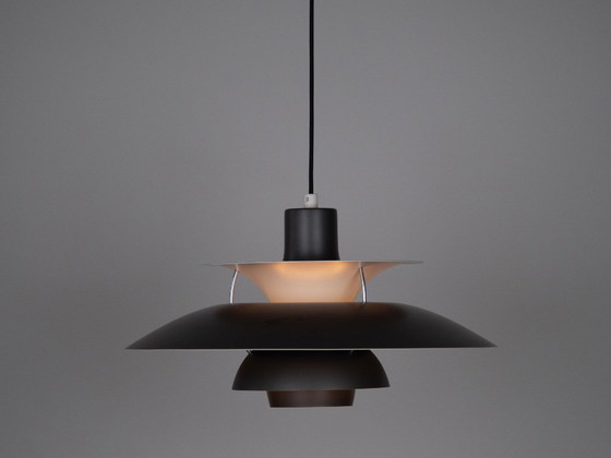 Image 1 of Lampada a sospensione vintage danese PH 5 di Poul Henningsen, Louis Poulsen, 1958