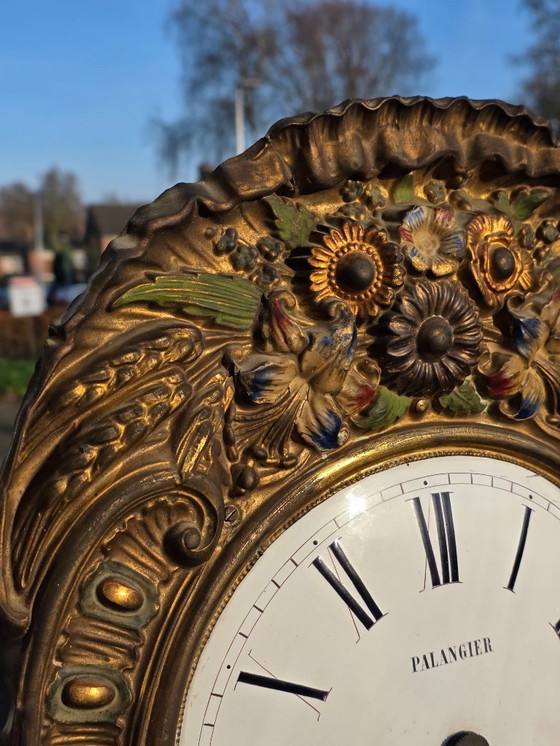 Image 1 of Antico orologio da parete Comtoise francese – Goute Française