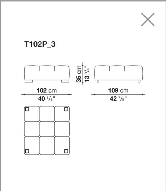 Image 1 of B&B Italia Tufty-Time, cuero negro