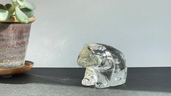 Image 1 of BOUGEOIR Ours Polaire CRISTAL Vintage