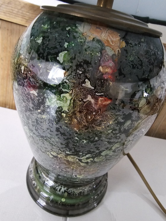 Image 1 of Unique glass art lamp – Silvie Montagnon – handmade