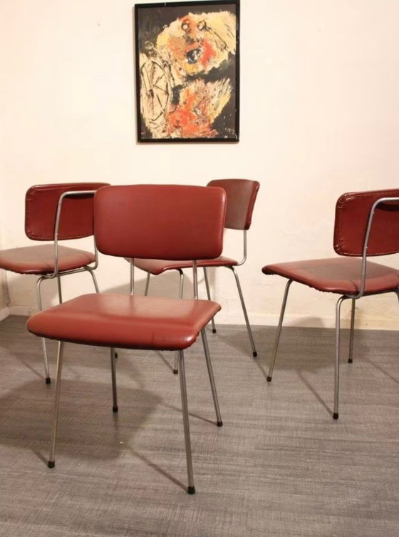 Image 1 of 4 sedie da pranzo Gispen