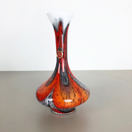 Vase Vintage en Opaline Extra Large 1970
