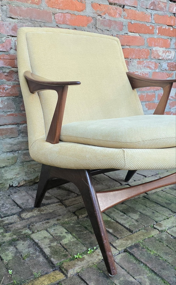 Deux Fauteuils design vintage. Karl Edvard Korseth. LK Hjelle, Bois, Autre, Jaune (photo 10 sur 15)
