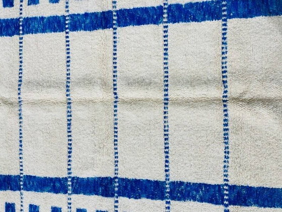 Tappeto blu fatto a mano 250cm x 150cm – Tappeti, Wool, Bohemian (photo 6 of 7)