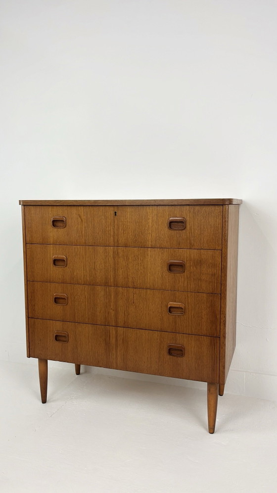 Cassettiera svedese vintage in impiallacciatura di teak – Cassettiere, Scandinavian (photo 15 of 15)