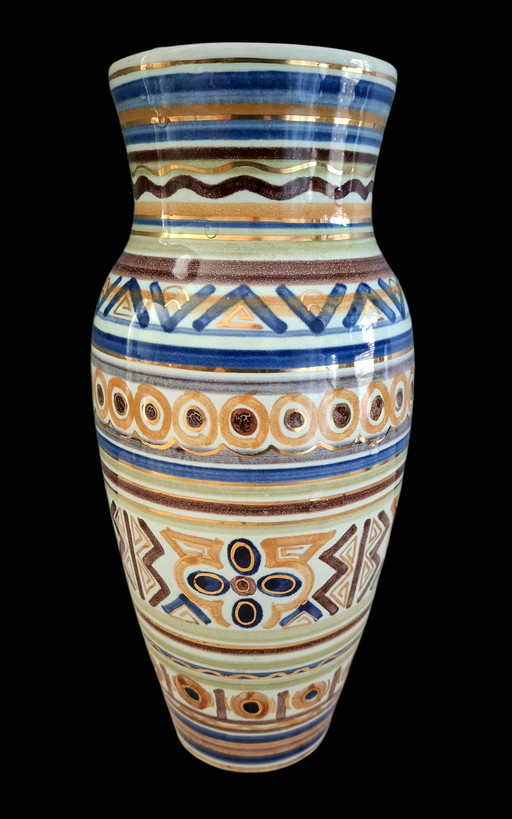 Precioso jarrón Art Déco 'Novio-Magum' - Jan van Ham - PZH Gouda (26 cm)
