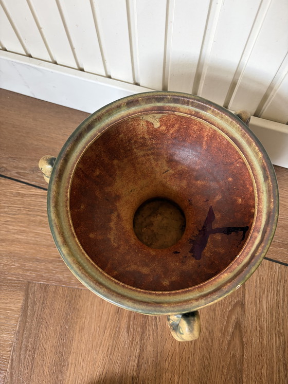 Jasba zeldzame pot met deksel – west germany jasba, Vazen, Ceramic (photo 4 of 8)