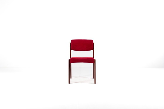 Image 1 of 8x Danish Modern Palisander Esszimmerstühle von H.W. Klein für Bramin, 1960er