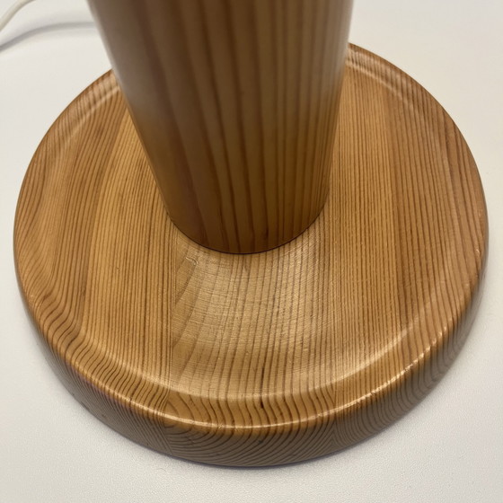 Image 1 of Pair of vintage Scandinavian lamps, Solbackens Svarveri, Sweden, 1970s