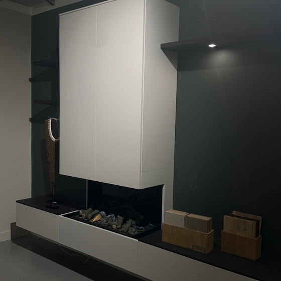 Image 1 of Interstar Combination F210-55 with fireplace TV cabinet