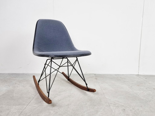 Sedia a dondolo vintage Eames per Herman Miller, anni '70