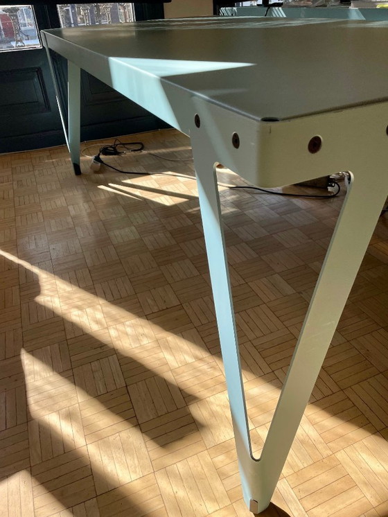 Image 1 of 1 Lloyd 1x Lloyd Tavolo da lavoro azzurro 200x90 cm - perfetto per un ufficio elegante