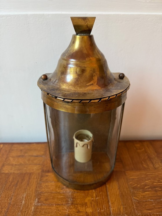 Image 1 of Applique/lanterna in ottone