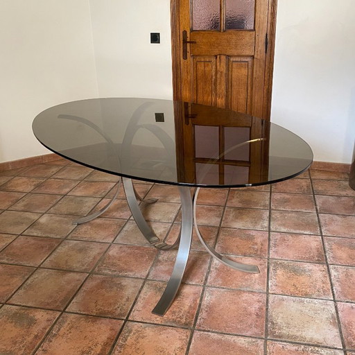 Table ROCHE BOBOIS. 1970. Space age. 190x110