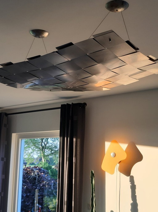 Bellissima lampada di design del marchio The Wave. – plafondlampen, rvs