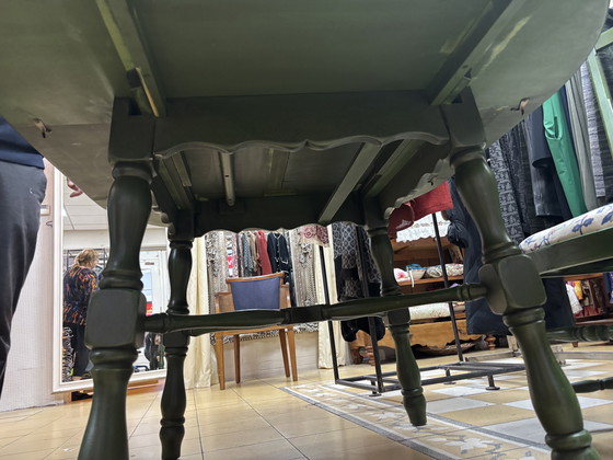 Image 1 of landelijke Inklapbare eettafel met 4 stoelen