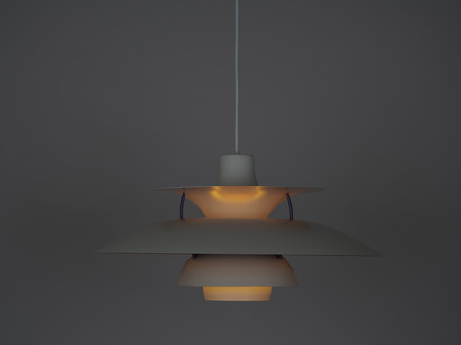 Danish Vintage Pendant Lamp PH 5 by Poul Henningsen, Louis Poulsen, 1958