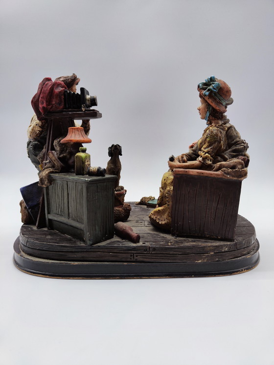 Image 1 of scène de studio photo vintage