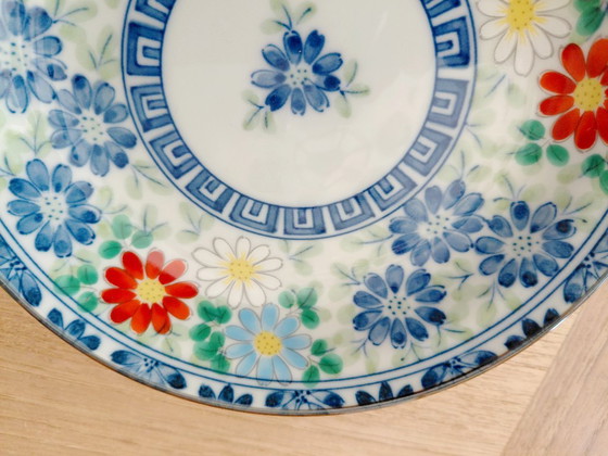Ensemble de 2 soucoupes vintage en porcelaine Arita Imari japonaise – Objets déco (photo 5 of 11)