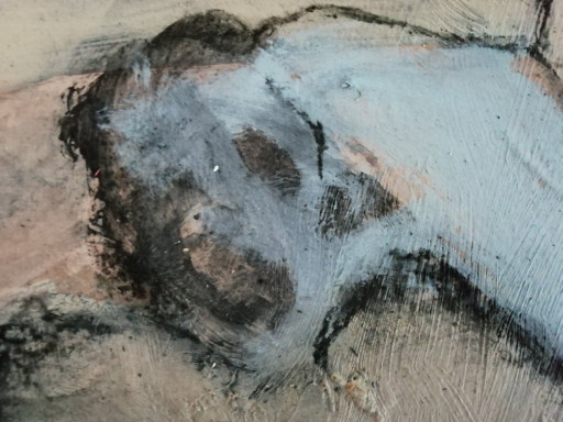 Nach der Chance – schilderijen tekeningen, Canvas