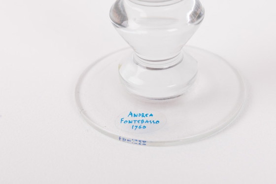 Image 1 of Set of 4 vintage glasses from Andrea Fontebasso, Italy 1980’s