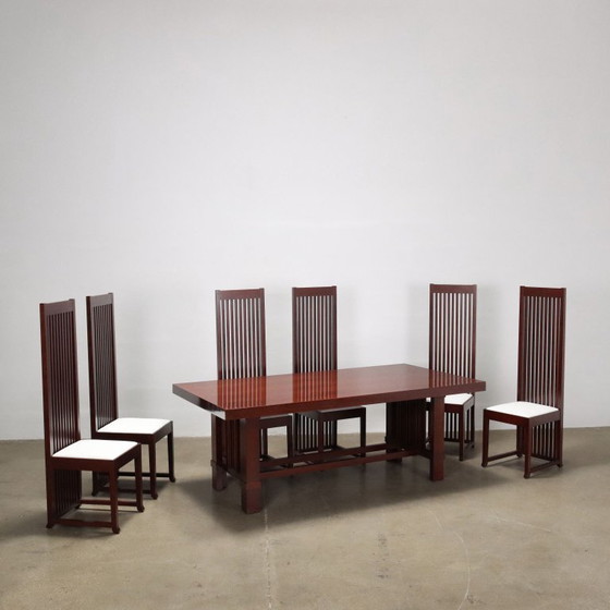 Image 1 of Frank Lloyd Wright's 'Taliesin 2' Table for Cassina, 1980s