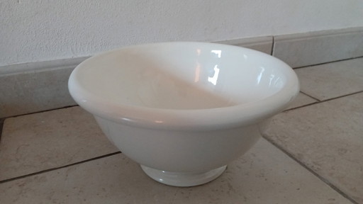 Antica ciotola Mortimer olandese bianca Societe Ceramique Maestricht