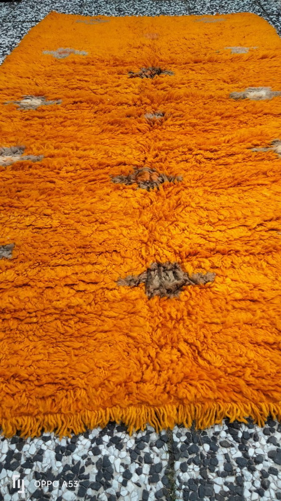 Image 1 of Handgeknüpfter Berber-Wollteppich, 213 x 117 cm