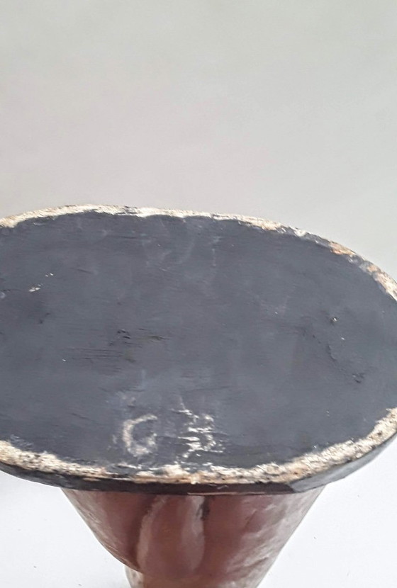 Image 1 of Grande statua in legno anni '70 coppia innamorata 106 cm