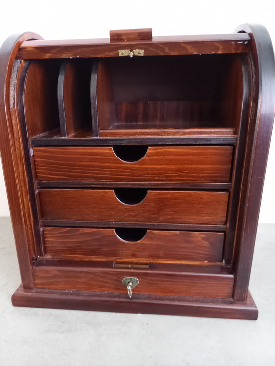 Image 1 of Elegant desk storage cabinet