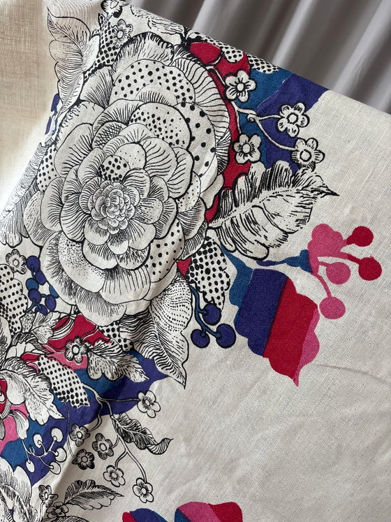 Tessuto in lino polacco vintage Deadstock – Krosnolen – anni '70 – Regali, Cotton (photo 2 of 8)