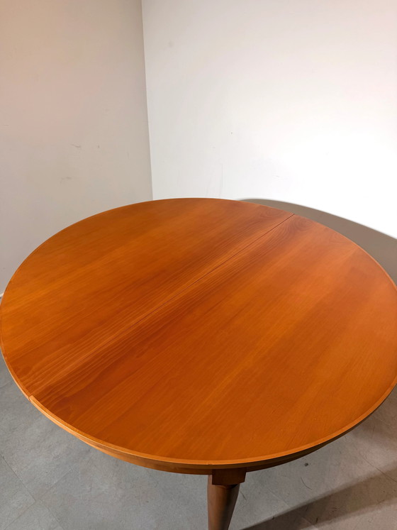 Molteni Table de salle à manger ronde extensible – Tables de salle à manger, Bois (photo 7 of 10)