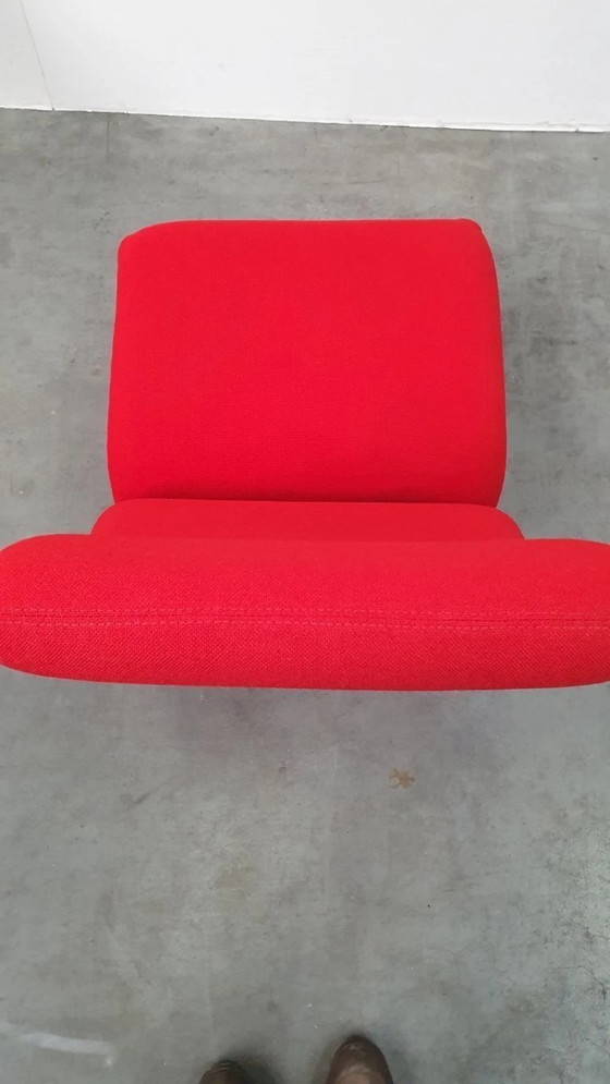 Image 1 of Artifort Pierre Paulin concorde kwekkie rood retro