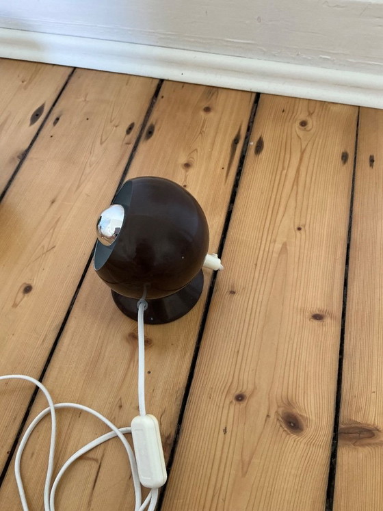 Vintage Eyeball Lamp Space Age by ABO Randers – Table lamps, Metal (photo 4 of 9)
