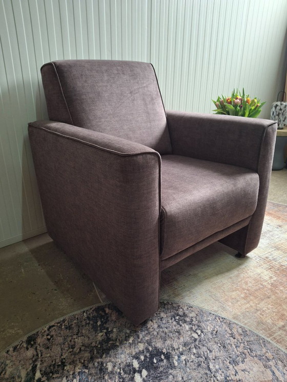 Image 1 of Luxurious armchair in soft fabric, new