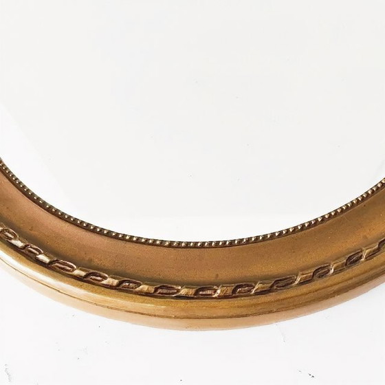 Image 1 of Ovaler Barockspiegel im gustavianischen Stil aus der Mitte des 20. Jahrhunderts, 1960er Jahre