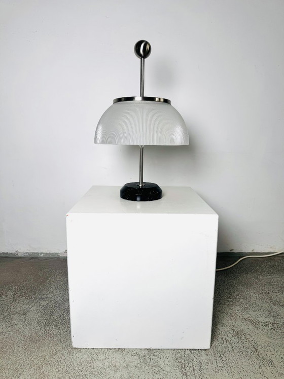 Model ‘Alfa’ Table Lamp With Marble Base By Sergio Mazza For Artemide, Italy 1950s Design – Glass (photo 6 of 9)